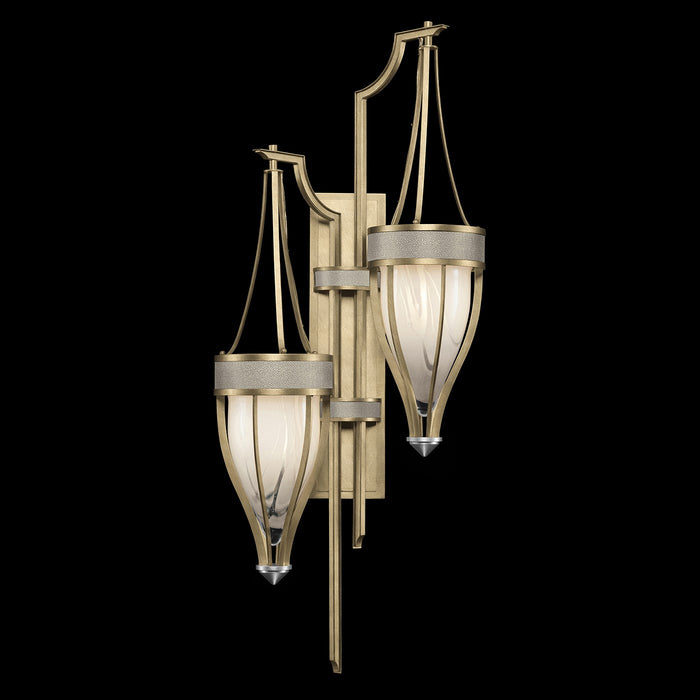 Fine Art 100041-522 Two Light Wall Sconce, Gold