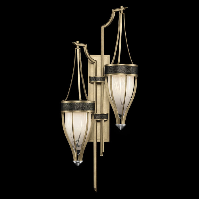 Fine Art 100041-523 Two Light Wall Sconce, Gold