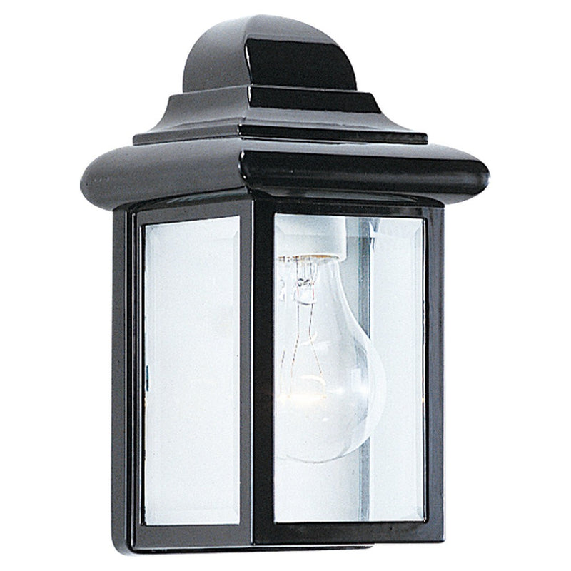 Generation Lighting 8588-12 One Light Outdoor Wall Lantern, Black
