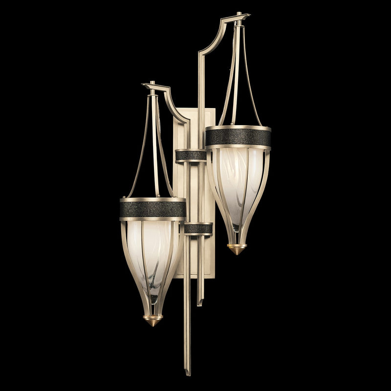 Fine Art 100041-613 Two Light Wall Sconce, Gold