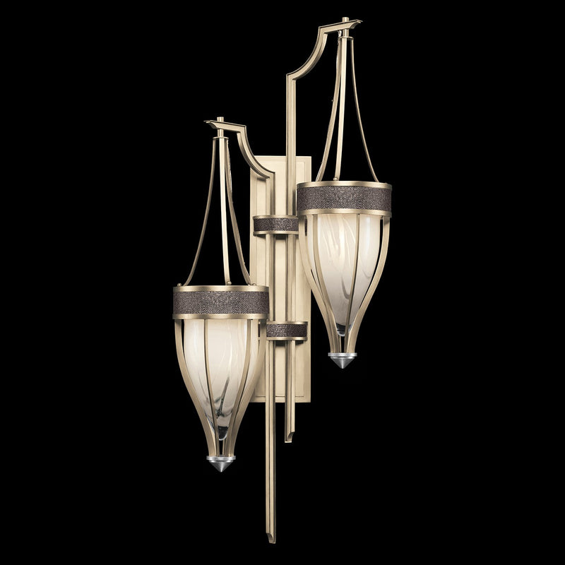 Fine Art 100041-621 Two Light Wall Sconce, Gold