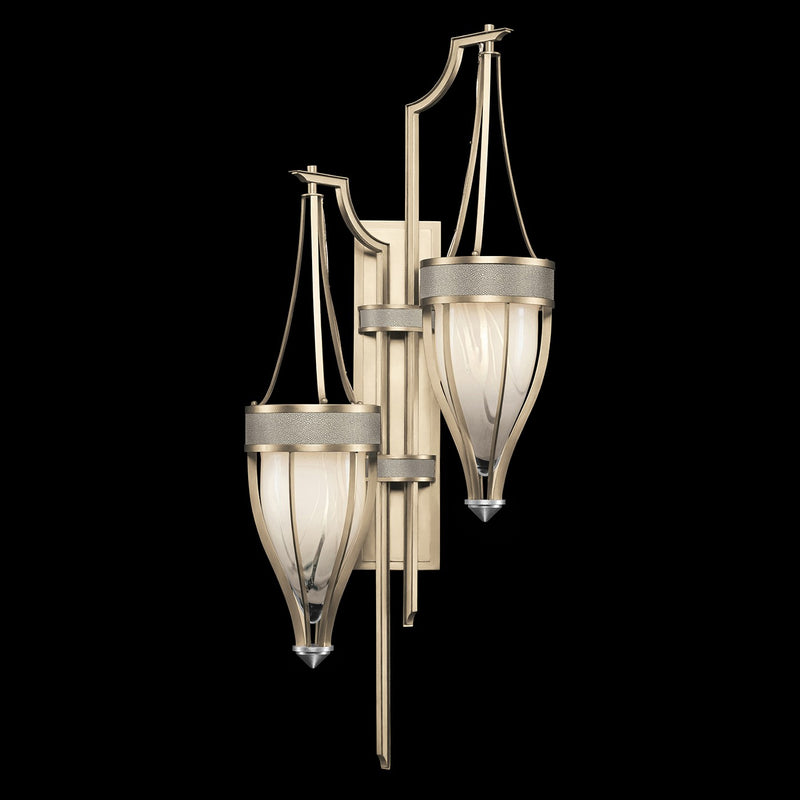 Fine Art 100041-622 Two Light Wall Sconce, Gold