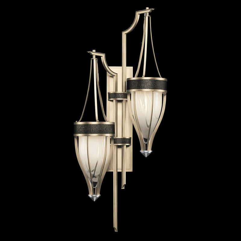 Fine Art 100041-623 Two Light Wall Sconce, Gold