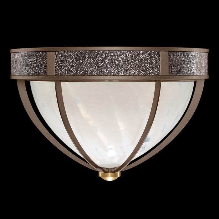 Fine Art 100042-211 Three Light Flush Mount, Bronze