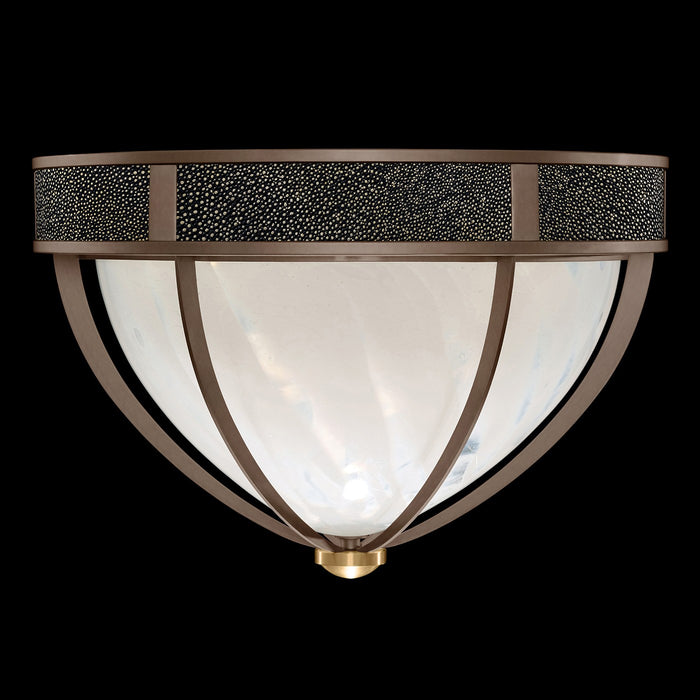 Fine Art 100042-213 Three Light Flush Mount, Bronze