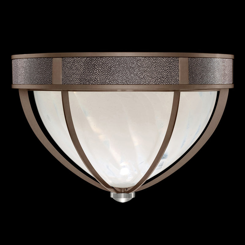Fine Art 100042-221 Three Light Flush Mount, Bronze