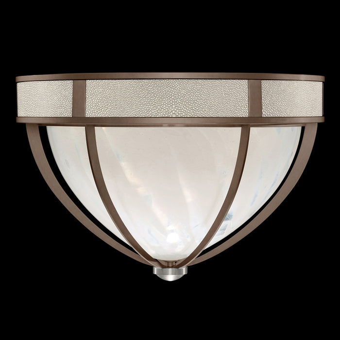 Fine Art 100042-222 Three Light Flush Mount, Bronze