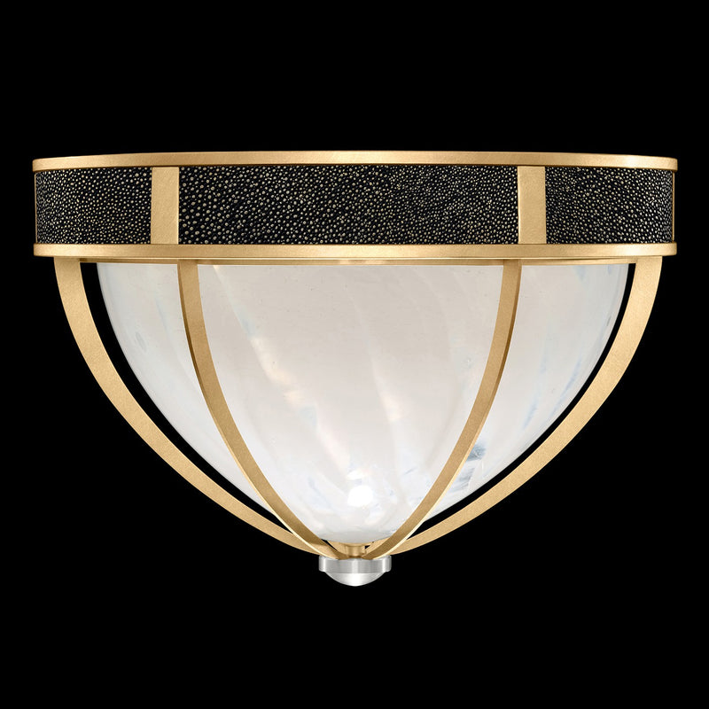 Fine Art 100042-323 Three Light Flush Mount, Gold