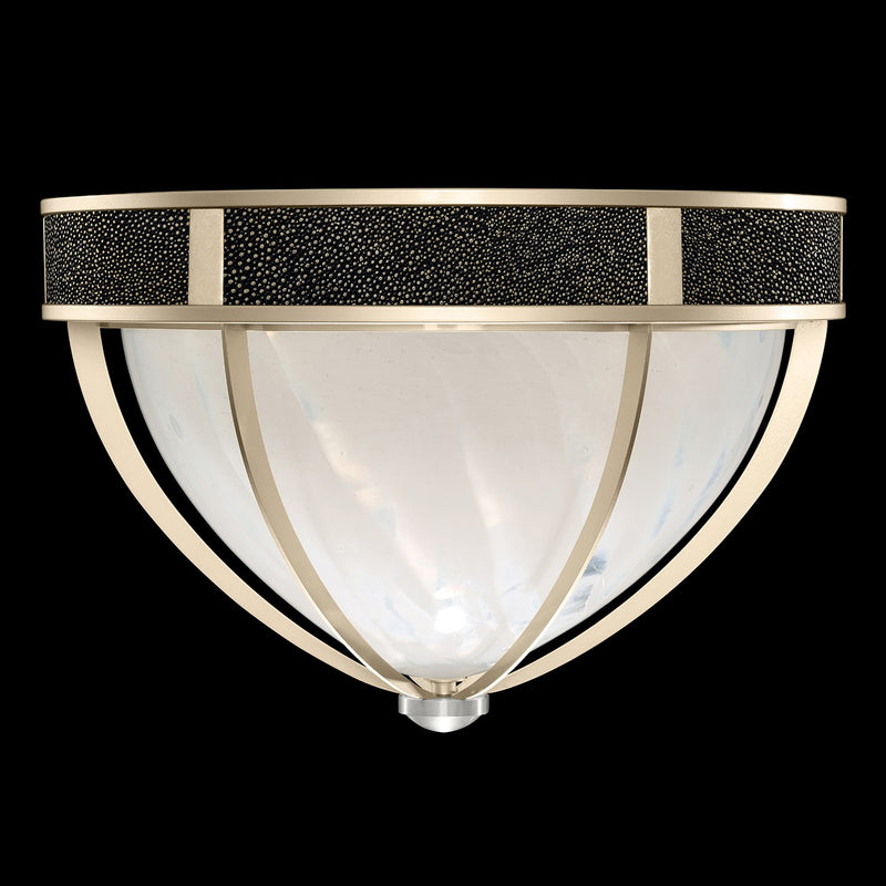 Fine Art 100042-623 Three Light Flush Mount, Gold