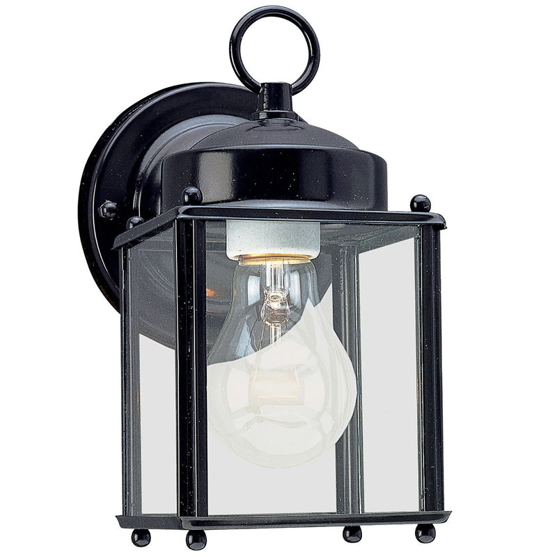 Generation Lighting 8592-12 One Light Outdoor Wall Lantern, Black