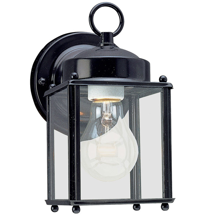 Generation Lighting 8592-12 One Light Outdoor Wall Lantern, Black