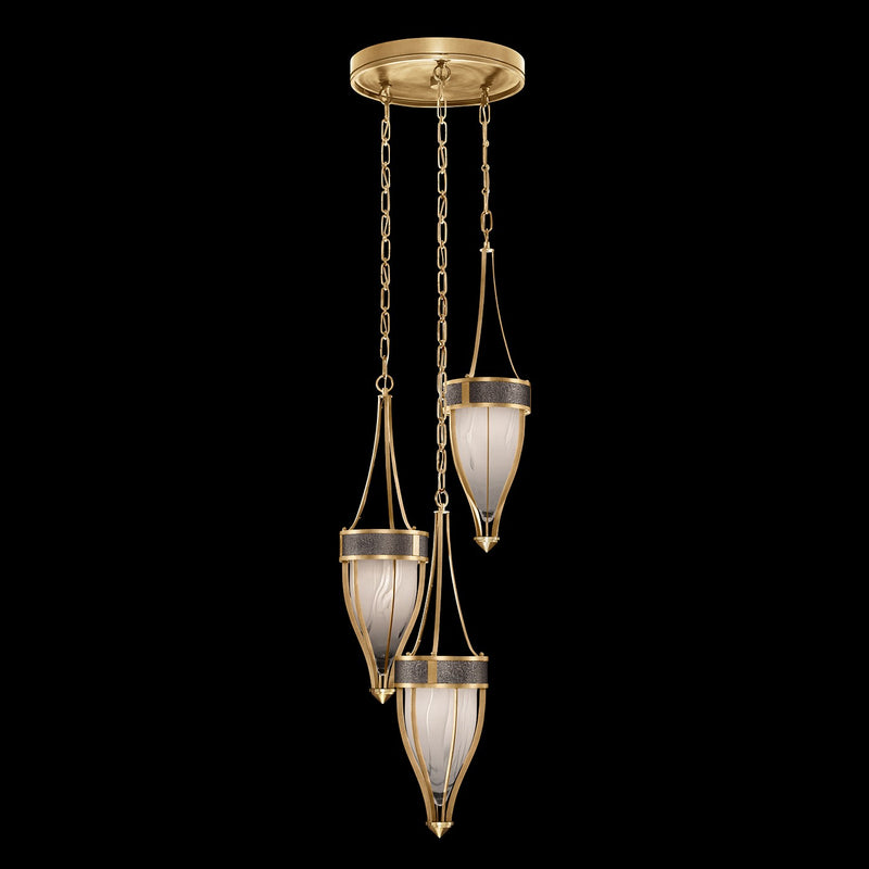 Fine Art 100044-311 Three Light Pendant, Gold