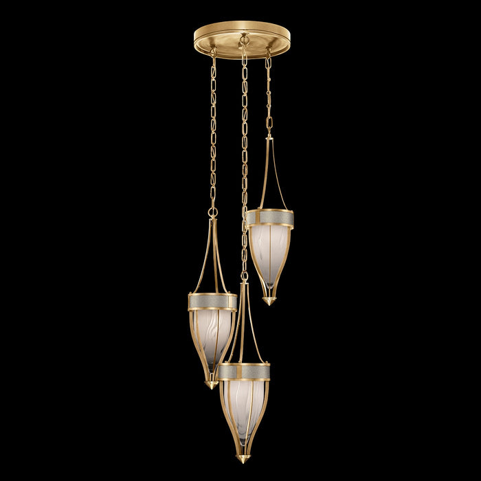 Fine Art 100044-312 Three Light Pendant, Gold