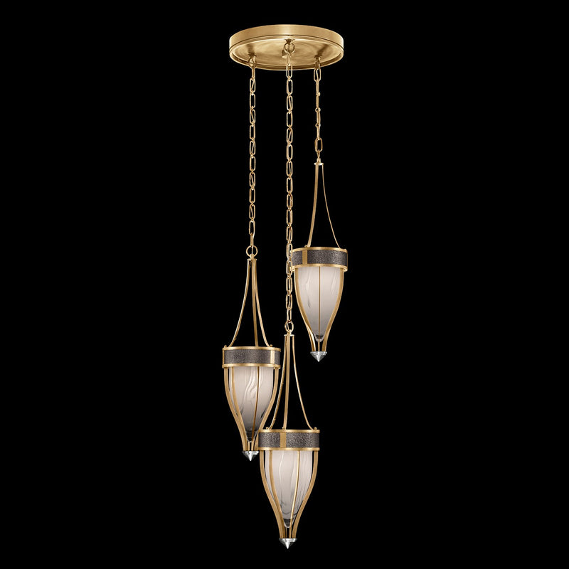 Fine Art 100044-321 Three Light Pendant, Gold