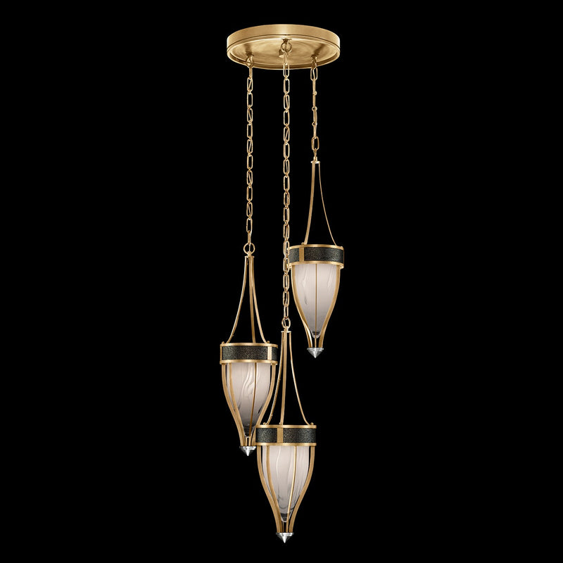 Fine Art 100044-323 Three Light Pendant, Gold