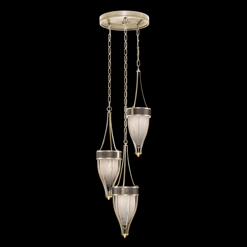 Fine Art 100044-611 Three Light Pendant, Gold