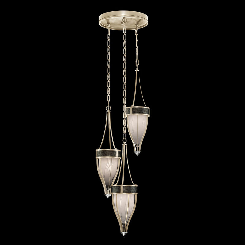 Fine Art 100044-623 Three Light Pendant, Gold