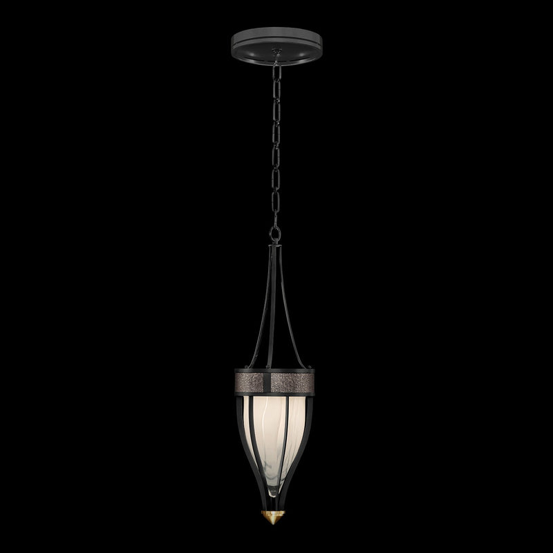 Fine Art 100045-111 One Light Pendant, Black