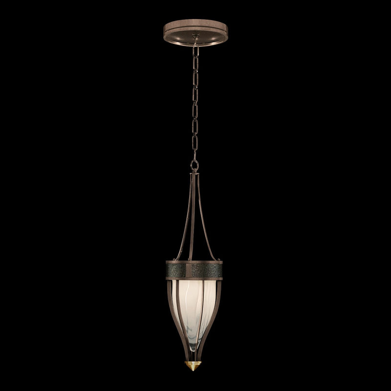 Fine Art 100045-213 One Light Pendant, Bronze