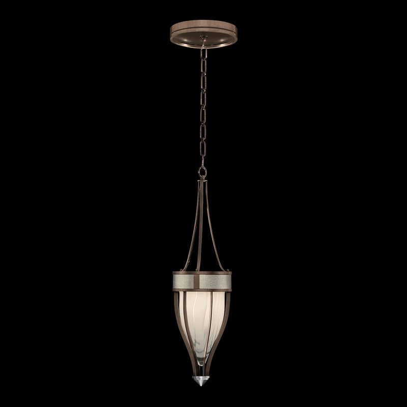 Fine Art 100045-222 One Light Pendant, Bronze
