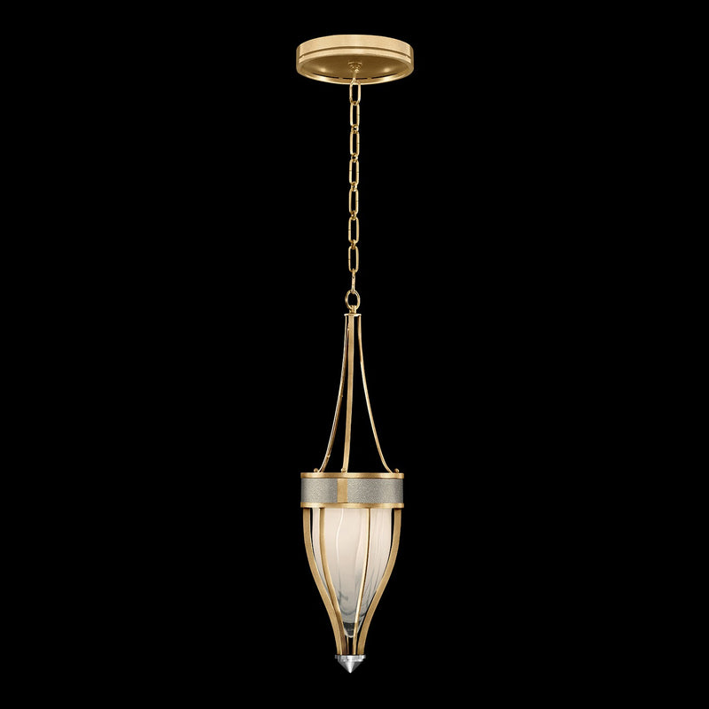 Fine Art 100045-322 One Light Pendant, Gold