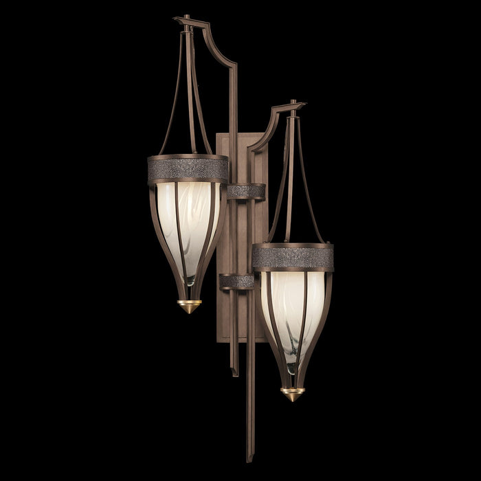 Fine Art 100046-211 Two Light Wall Sconce, Bronze