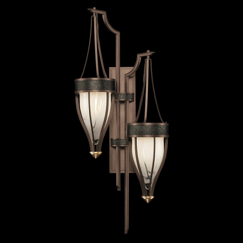 Fine Art 100046-213 Two Light Wall Sconce, Bronze