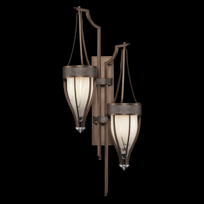 Fine Art 100046-221 Two Light Wall Sconce, Bronze