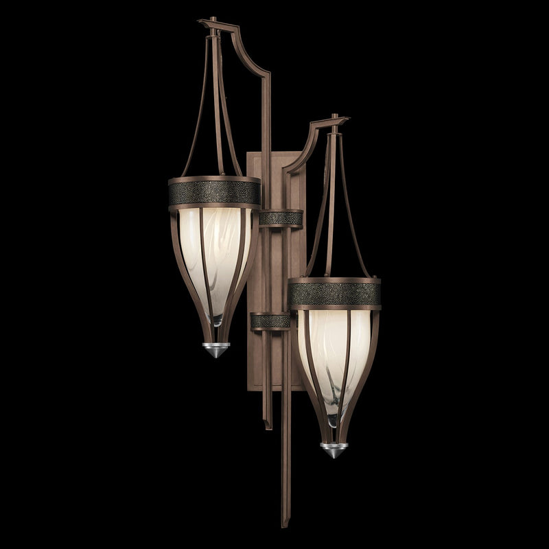 Fine Art 100046-223 Two Light Wall Sconce, Bronze
