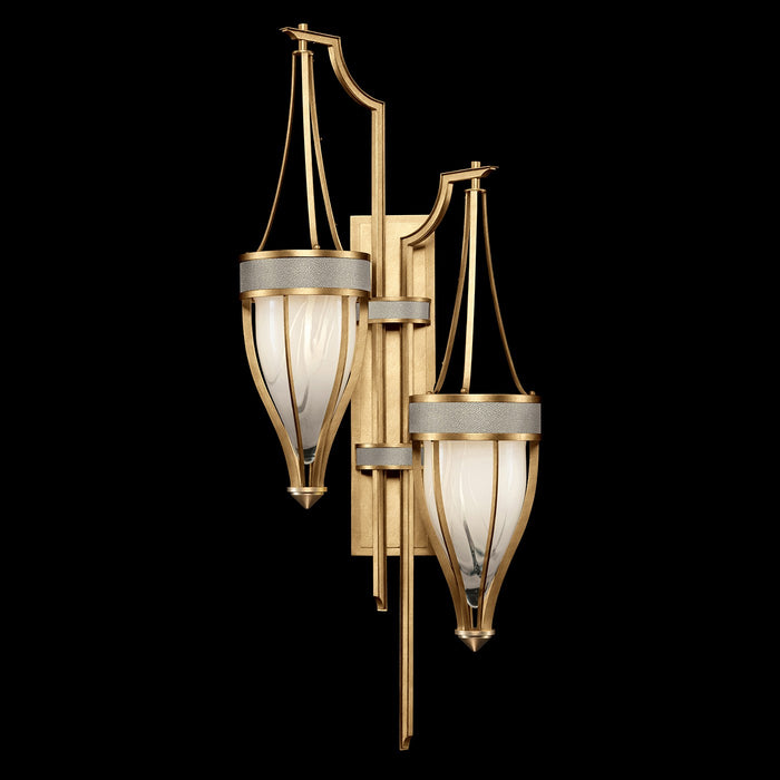 Fine Art 100046-312 Two Light Wall Sconce, Gold