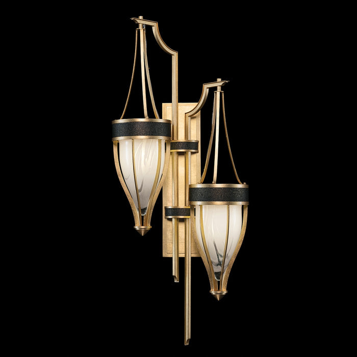 Fine Art 100046-313 Two Light Wall Sconce, Gold