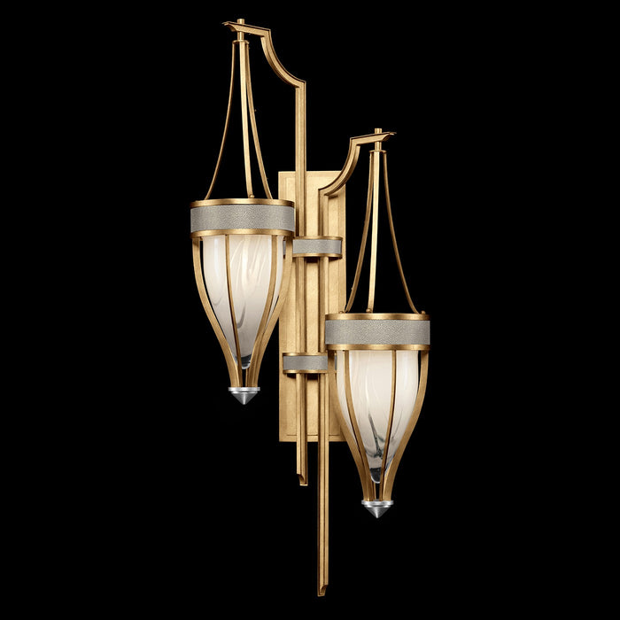 Fine Art 100046-322 Two Light Wall Sconce, Gold