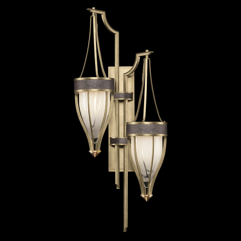 Fine Art 100046-511 Two Light Wall Sconce, Gold