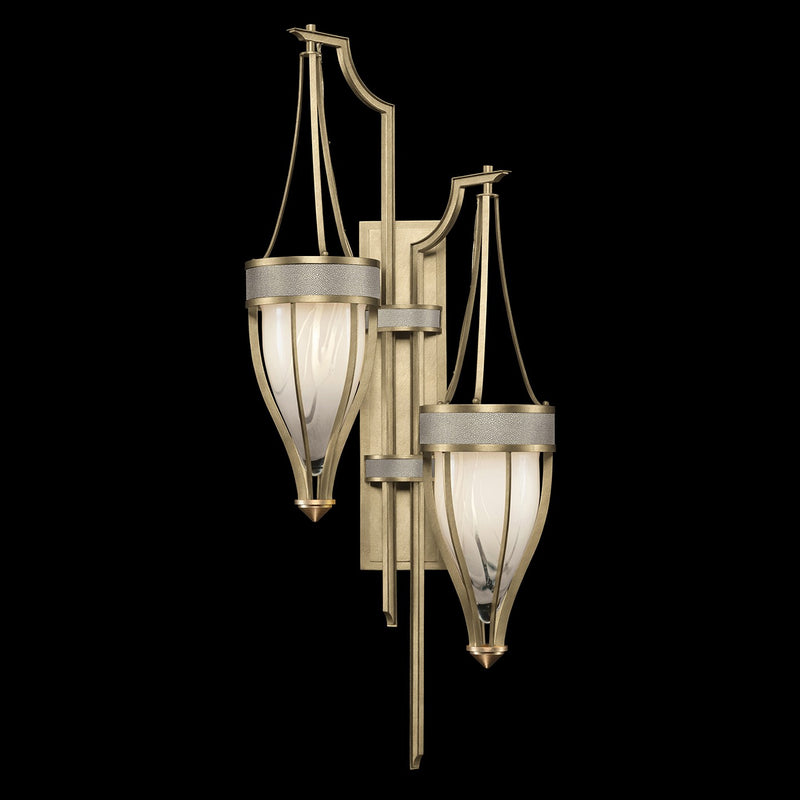 Fine Art 100046-512 Two Light Wall Sconce, Gold