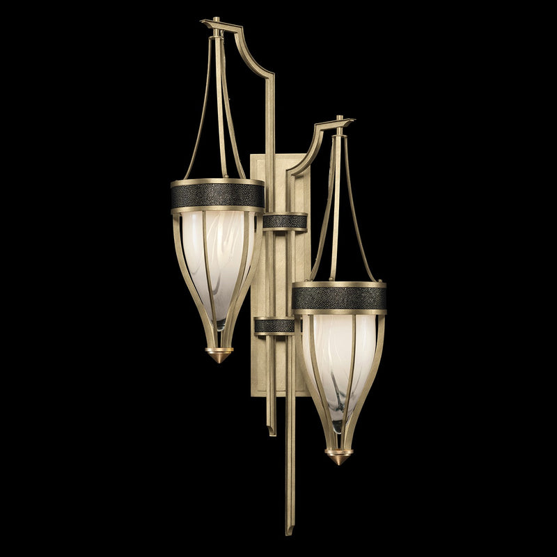 Fine Art 100046-513 Two Light Wall Sconce, Gold