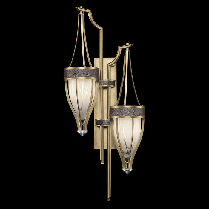 Fine Art 100046-521 Two Light Wall Sconce, Gold