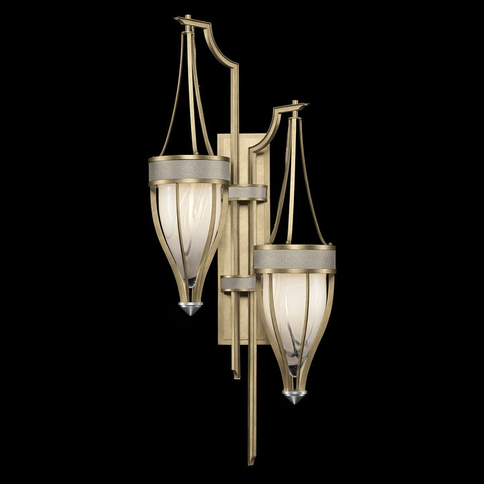 Fine Art 100046-522 Two Light Wall Sconce, Gold