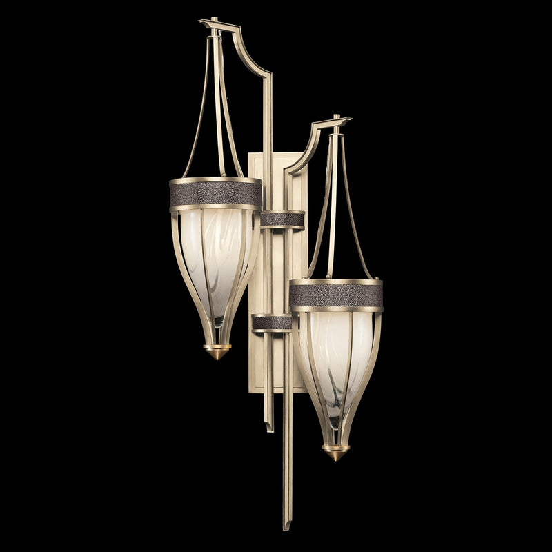 Fine Art 100046-611 Two Light Wall Sconce, Gold