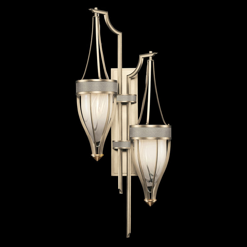Fine Art 100046-612 Two Light Wall Sconce, Gold