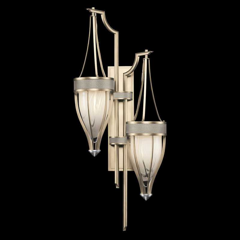 Fine Art 100046-622 Two Light Wall Sconce, Gold