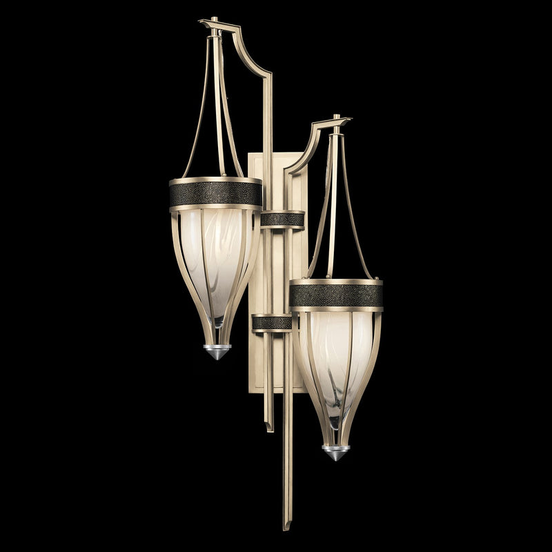 Fine Art 100046-623 Two Light Wall Sconce, Gold