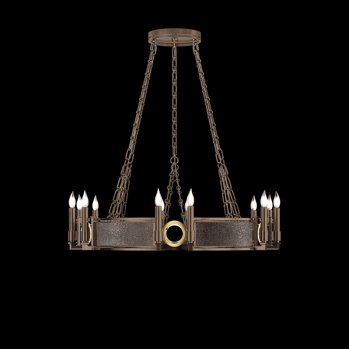 Fine Art 100047-211 12 Light Chandelier, Bronze