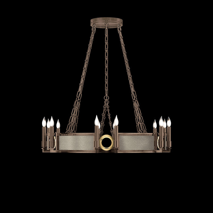 Fine Art 100047-212 12 Light Chandelier, Bronze