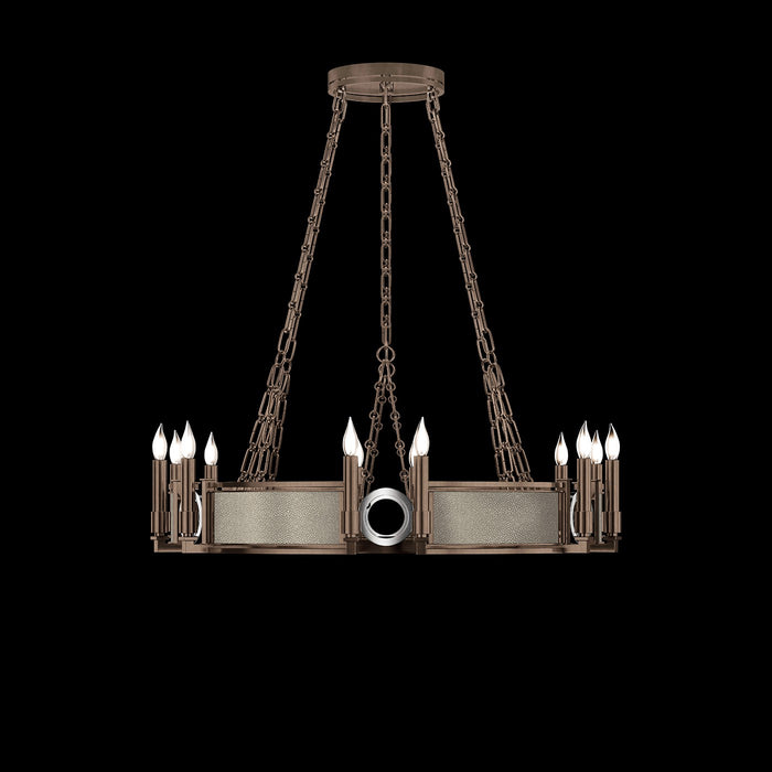 Fine Art 100047-222 12 Light Chandelier, Bronze