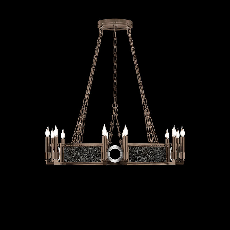 Fine Art 100047-223 12 Light Chandelier, Bronze