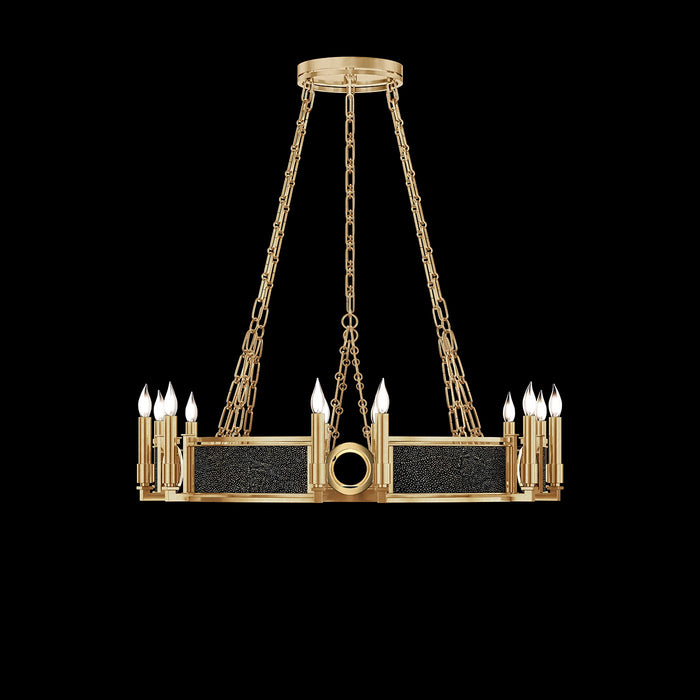 Fine Art 100047-313 12 Light Chandelier, Gold