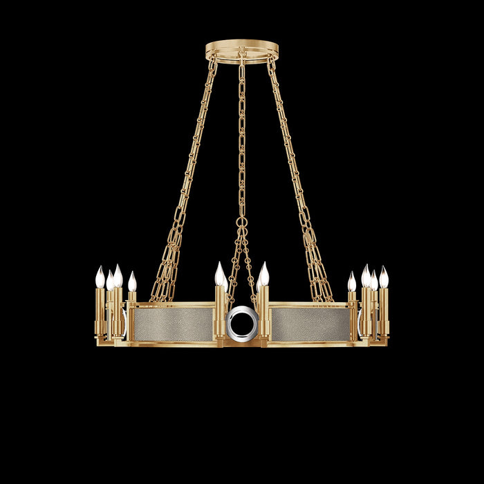 Fine Art 100047-322 12 Light Chandelier, Gold