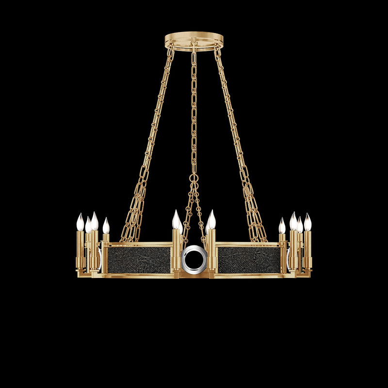 Fine Art 100047-323 12 Light Chandelier, Gold