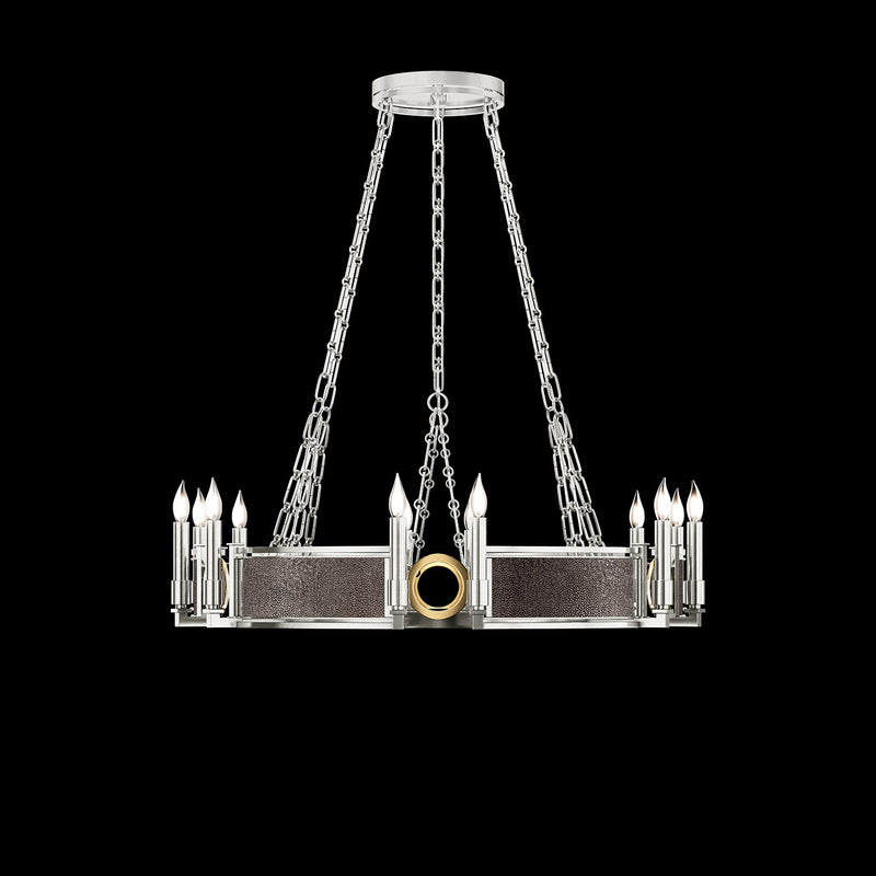 Fine Art 100047-411 12 Light Chandelier, Silver