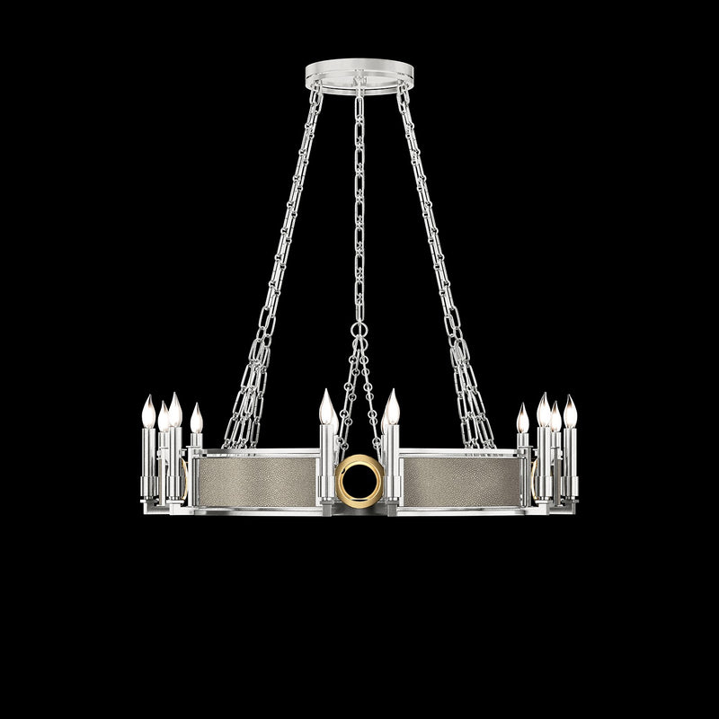 Fine Art 100047-412 12 Light Chandelier, Silver